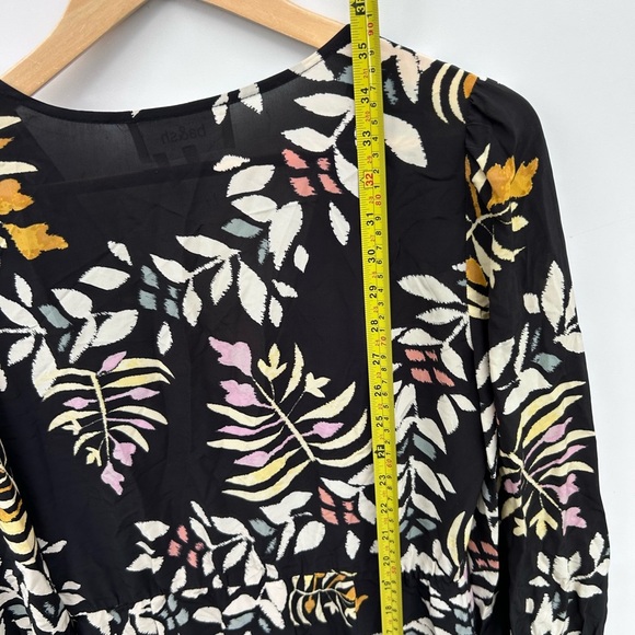 ba&sh Cassie Faux Wrap Dress Floral V-Neck Dress small - Picture 8 of 10